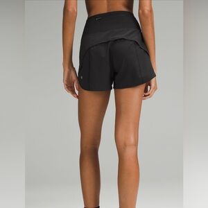 Lululemon Black Speed Up Low-Rise Shorts 4”